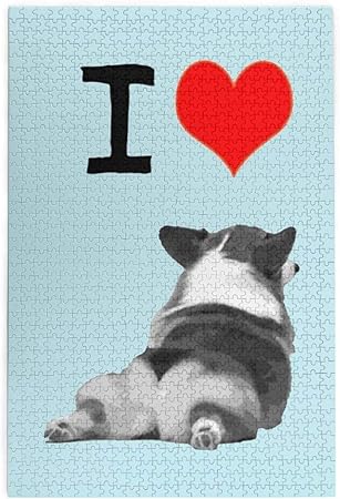 Amazon かわいいコーギーが大好き Corgi 1000個の 木製ピース ジグソーパズル ワンピース 50x75cm ジグソーピース 立体パズル 木製のパズルの 大人 おもちゃ 積み木 木のパズル 木製パズル おもちゃ