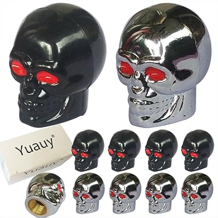 skull valve stem caps