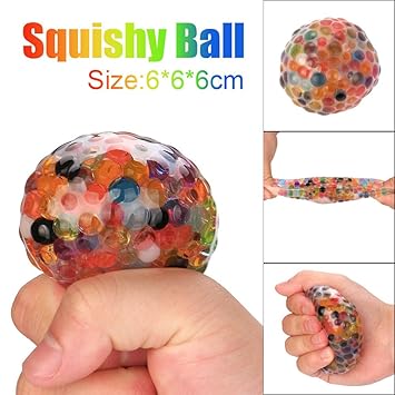 Esponjoso Arco iris Pelota Juguete Compresible Estrés Squishy ...