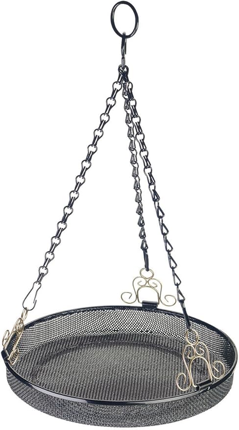 Gardman Ba01017 Hanging Bird Feeder Tray Black 9 40 Wide X 20 3