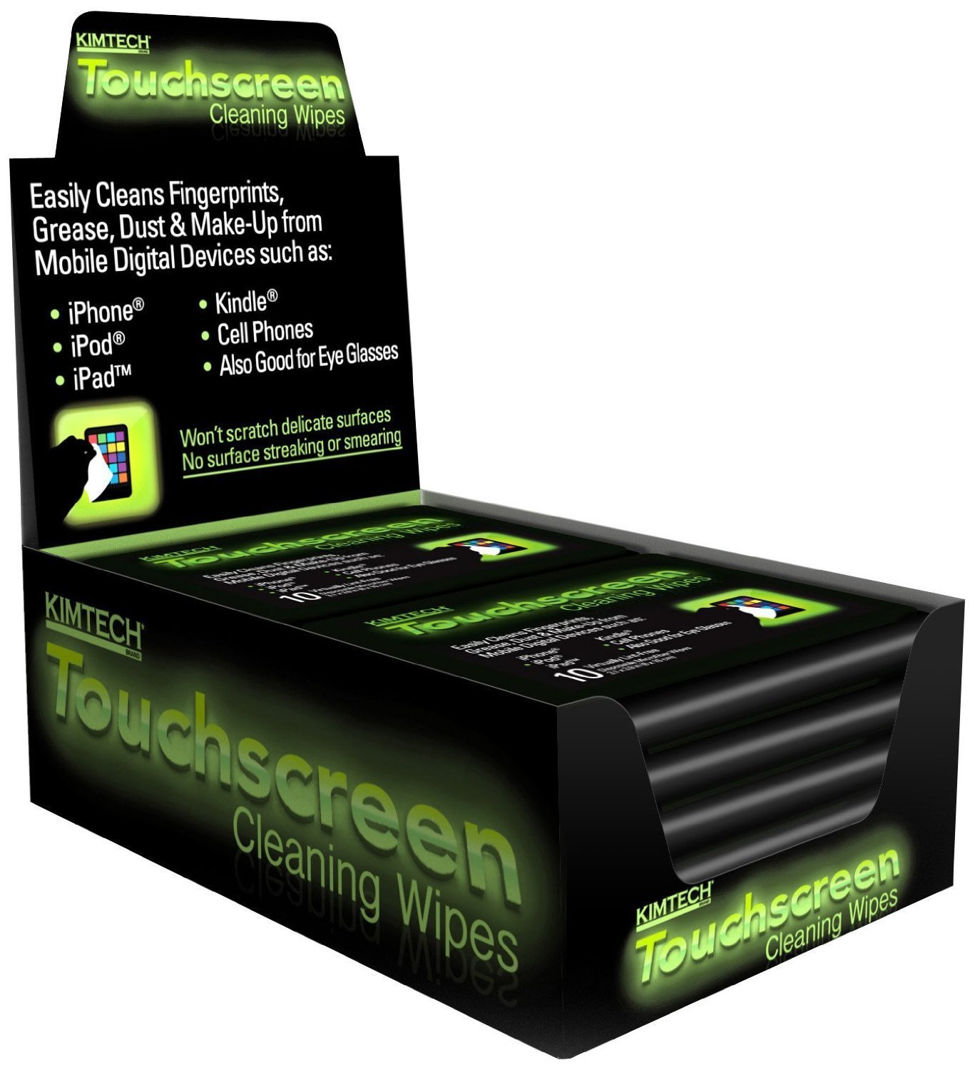 Kimtech Touchscreen Cleaning Wipes, 10 Pack's of 10 (Total