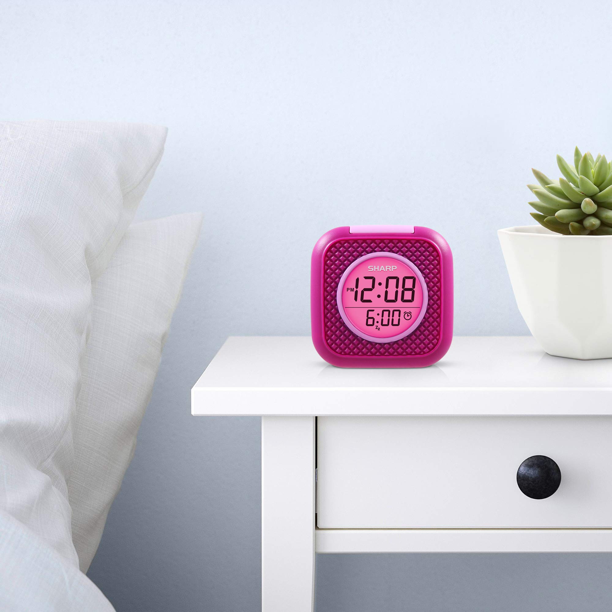 Sharp Pillow Alarm Clock Use On Nightstand Or Under Pillow