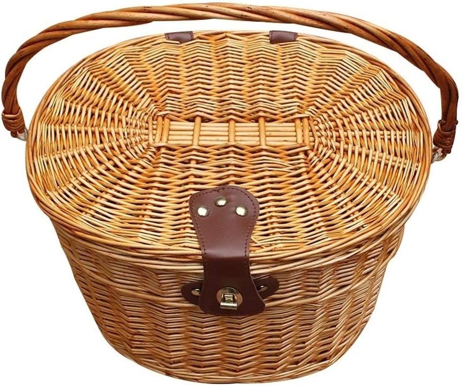 basket with lid for bike