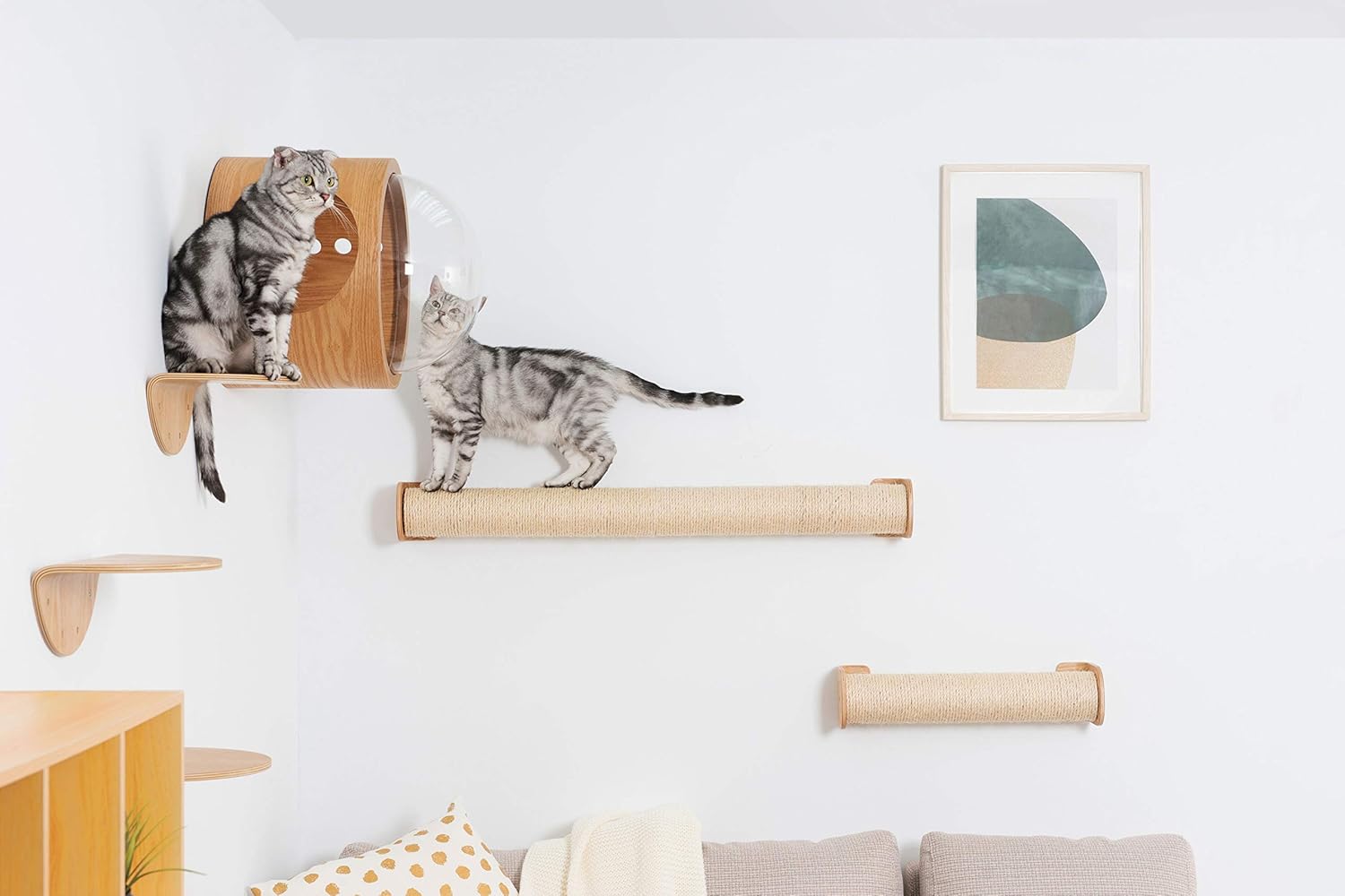 standing cat scratcher