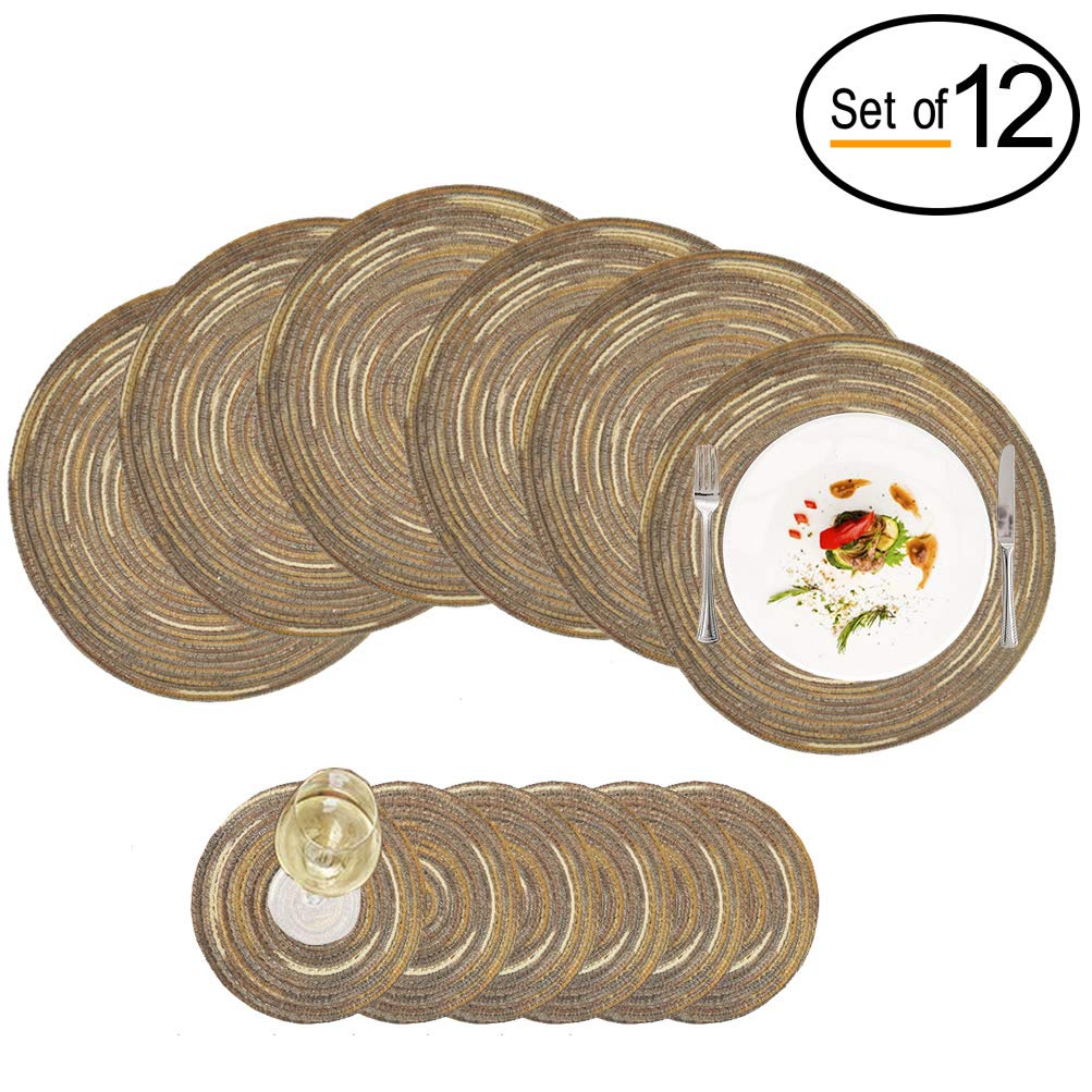 Best 7 Pc Placemat Set For Round Table