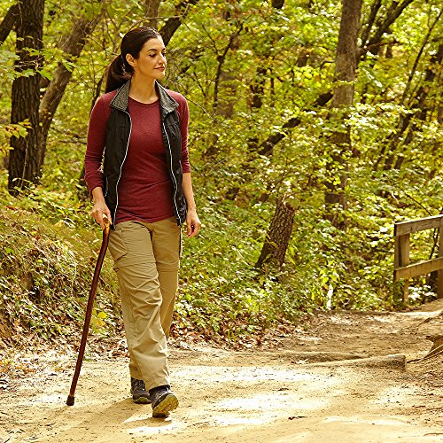 Brazos Free Form Natural Hardwood Root Handcrafted Walking Cane, 37 Inch