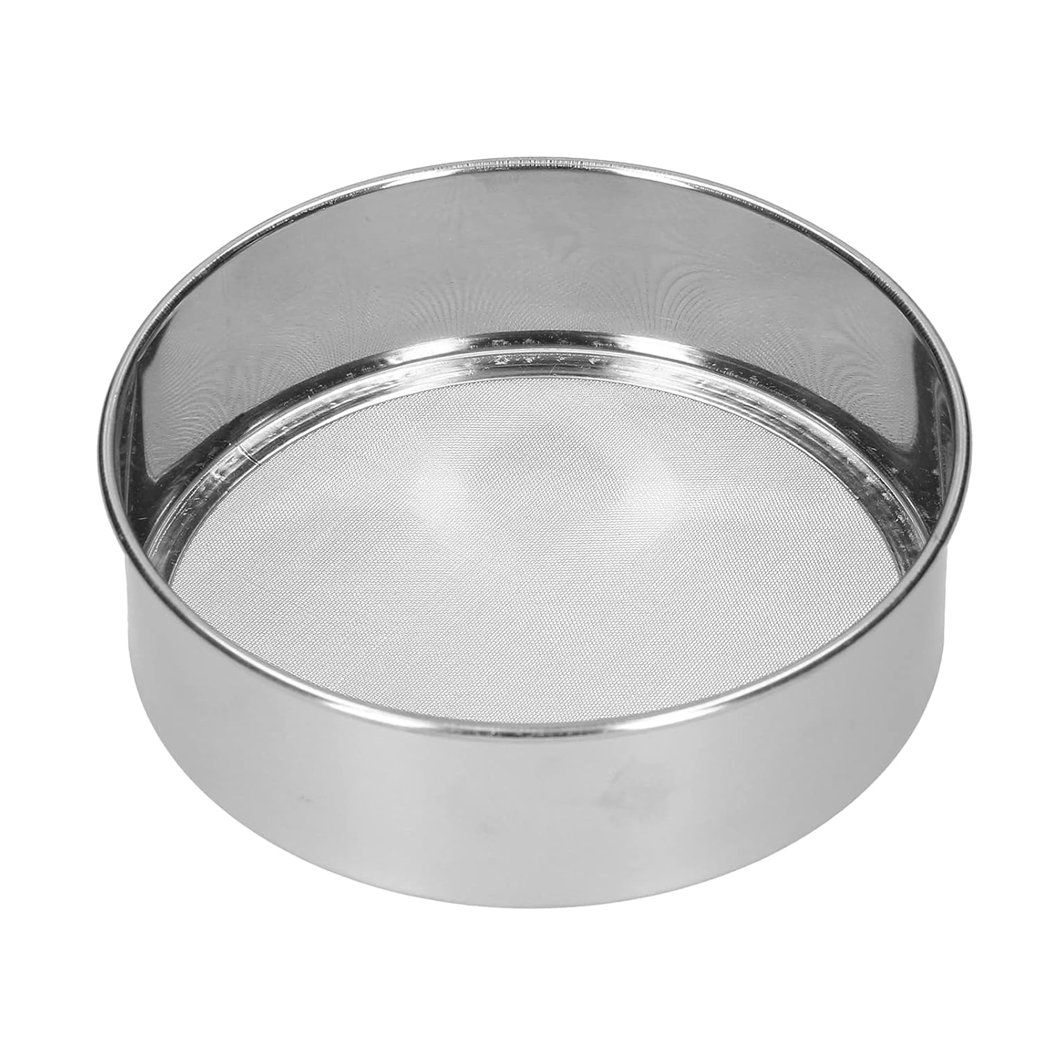 6Inch Stainless Steel Flour Sifter Food Sieve 60Mesh Fine Mesh Food