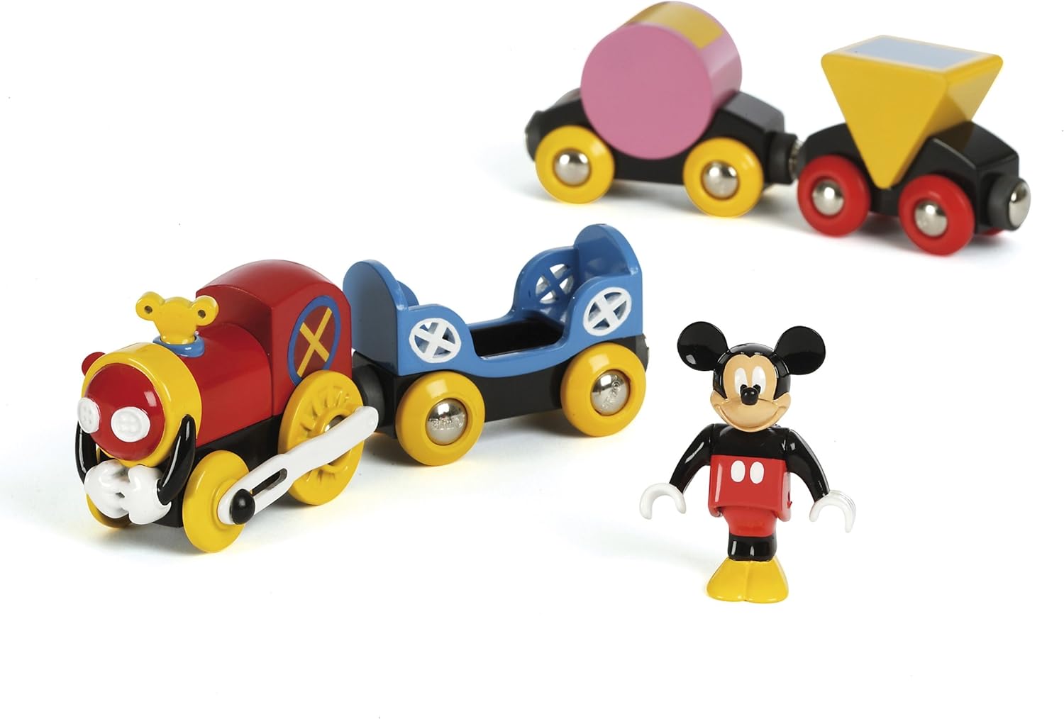 mickey mouse brio train set