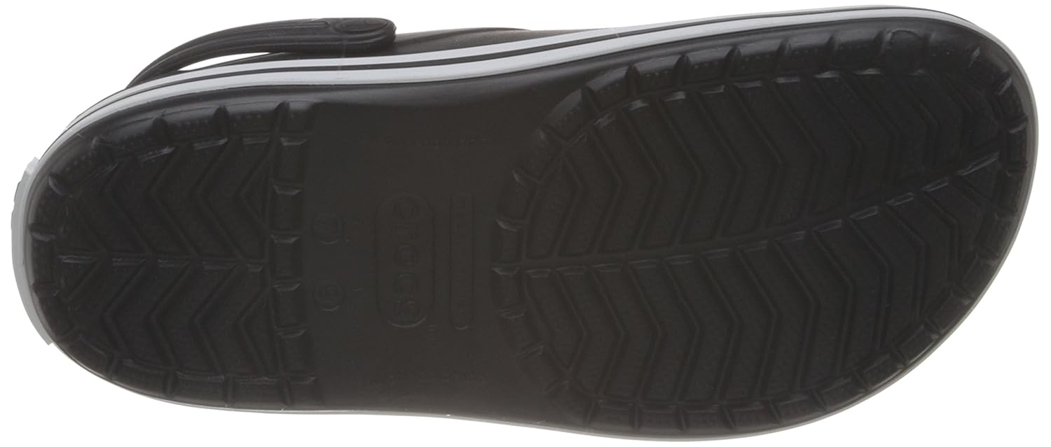 crocs unisex crocband black rubber clogs and mules