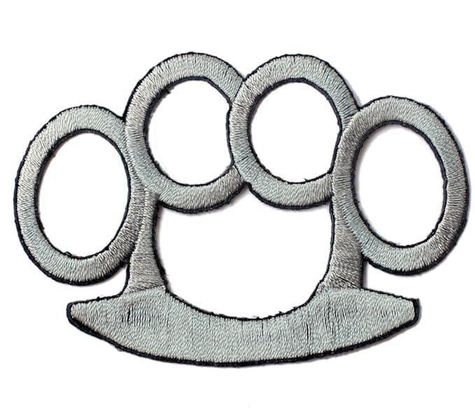 Brass Knuckles KnuckleBuster Patch Amazon.co.uk Kitchen & Home