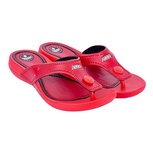 adda red slippers