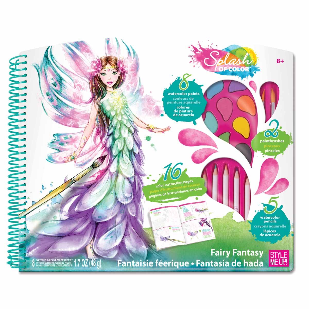 Style Me Up Smu 1301 Wooky Pencils Set Of Watercolour Paints