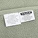 Amazon Brand – Pinzon Luxury Banded Bath Mat - Sage