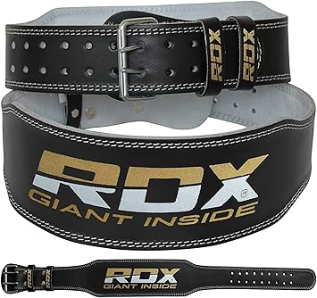 Amazon Rdx リフティング ベルト レザー ジム ウエイトリフティング 筋トレ スクワット フィットネス バックサポート デッドリフト トレーニング 運動 パワーリフティング ボディービル Rdx トレーニングベルト