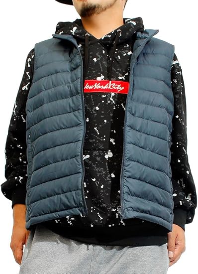 Amazon ダウンベスト メンズ 大きいサイズ インナーダウン 薄手 ジャケット 3l ネイビー メンズ 通販