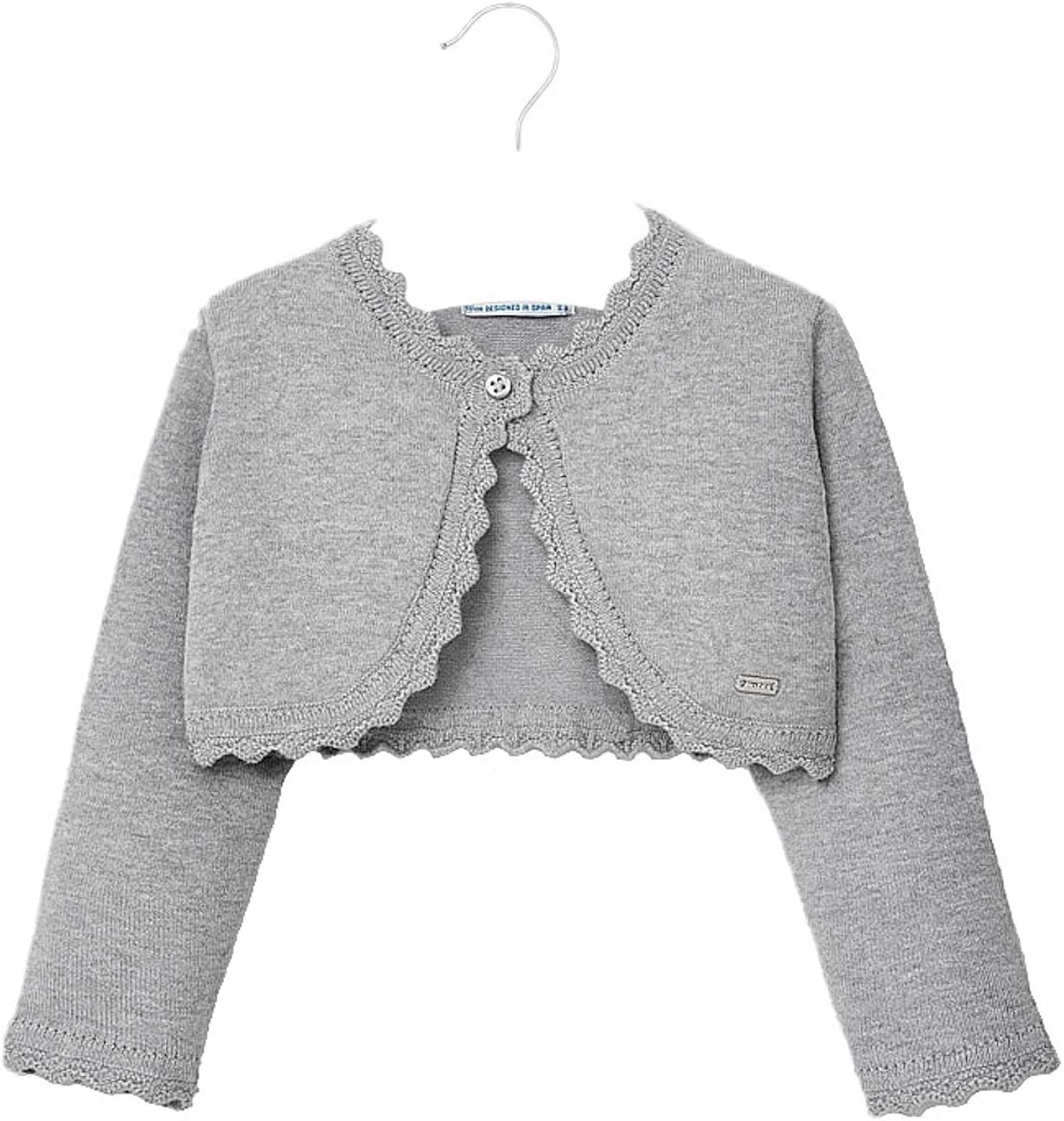 silver baby cardigan