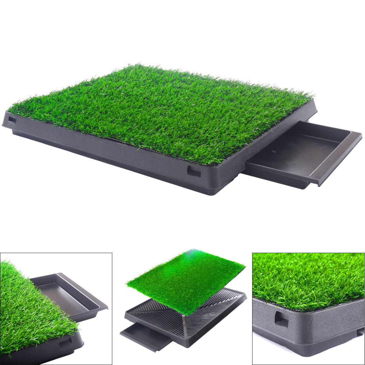 Quality Brand Dog Potty Home Training Toilet Pad Grass Surface Pet Park Mat Outdoor Indoor