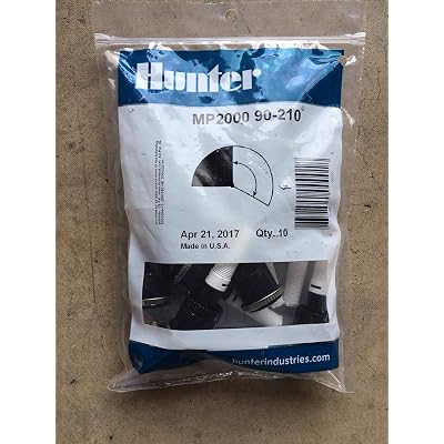 Hunter Rotator MP2000 90°-210° Noir - Lot De 5 Arroseurs Rotatifs Haut De Gamme