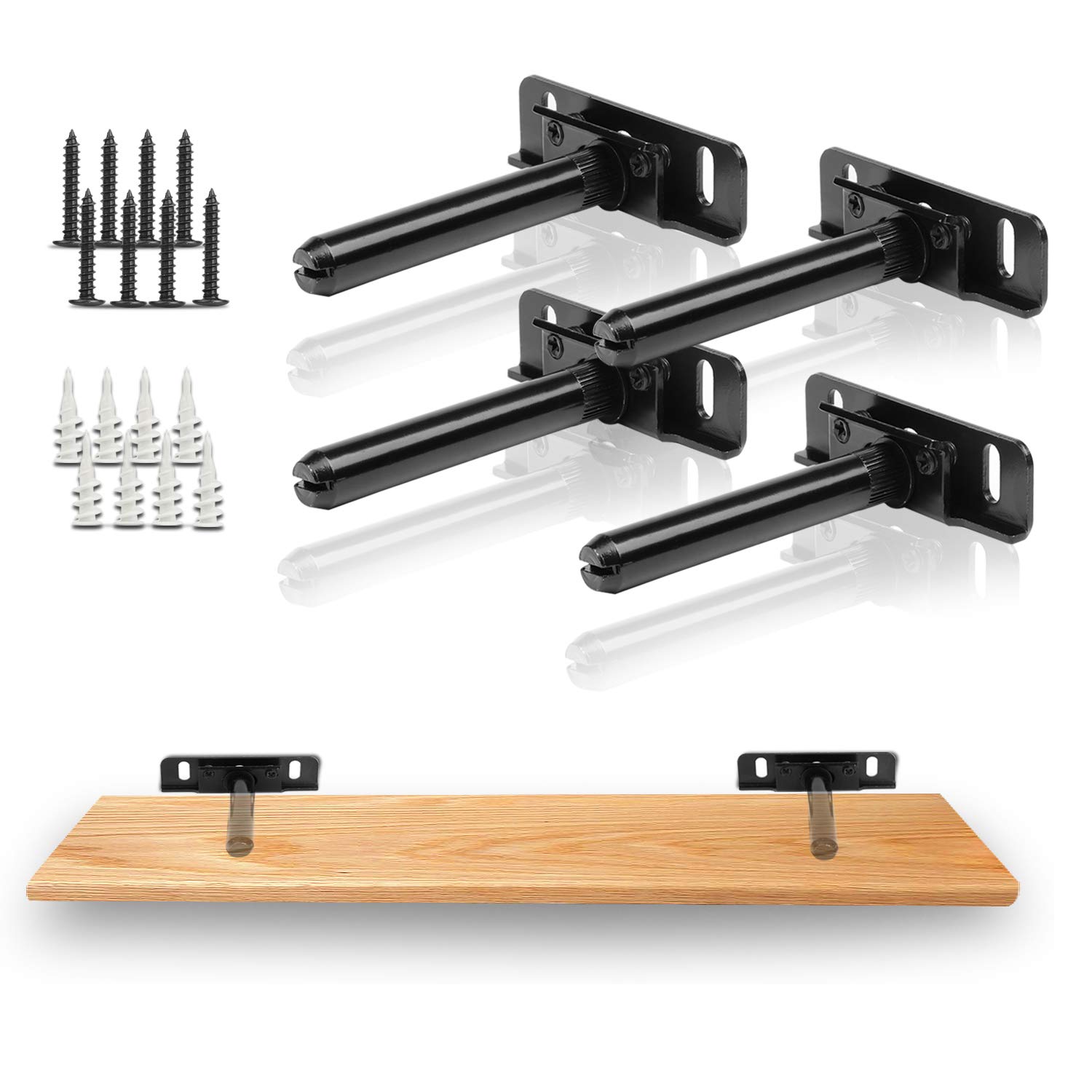 Buy Shelf Brackets Stainless Steel,Floating,Hidden,Heavy Duty,Low