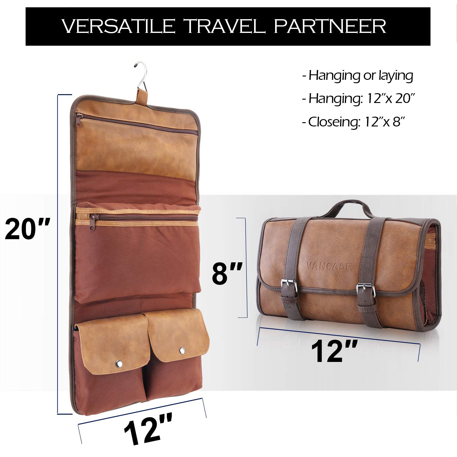 vancase hanging toiletry bag