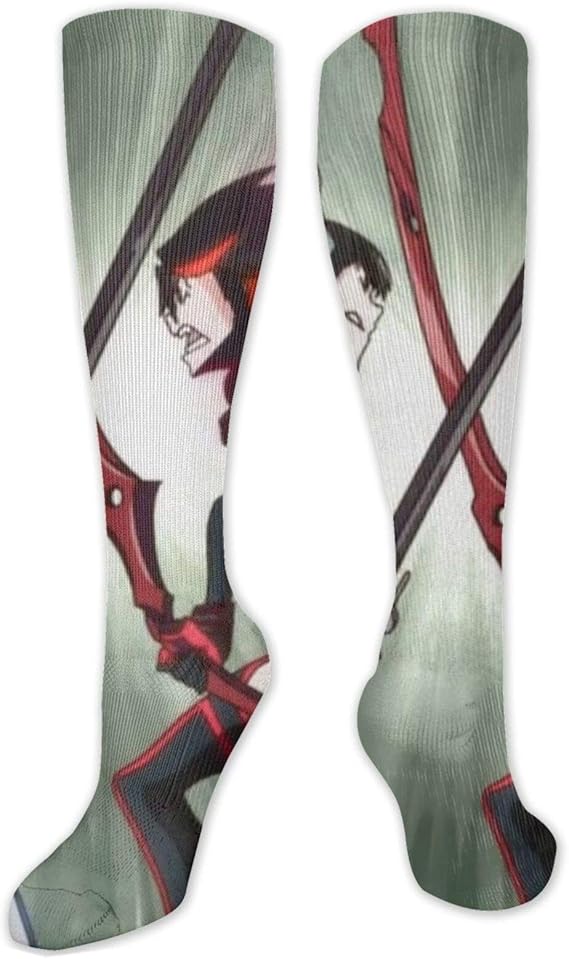 Amazon Co Jp キル ラキル まんかんしょく マコ 上質 メンズ 靴下 ビジネス 着圧ハイソックス 服 ファッション小物