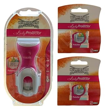 Wilkinson Sword Lady Protector Rasierer und 11 Klingen