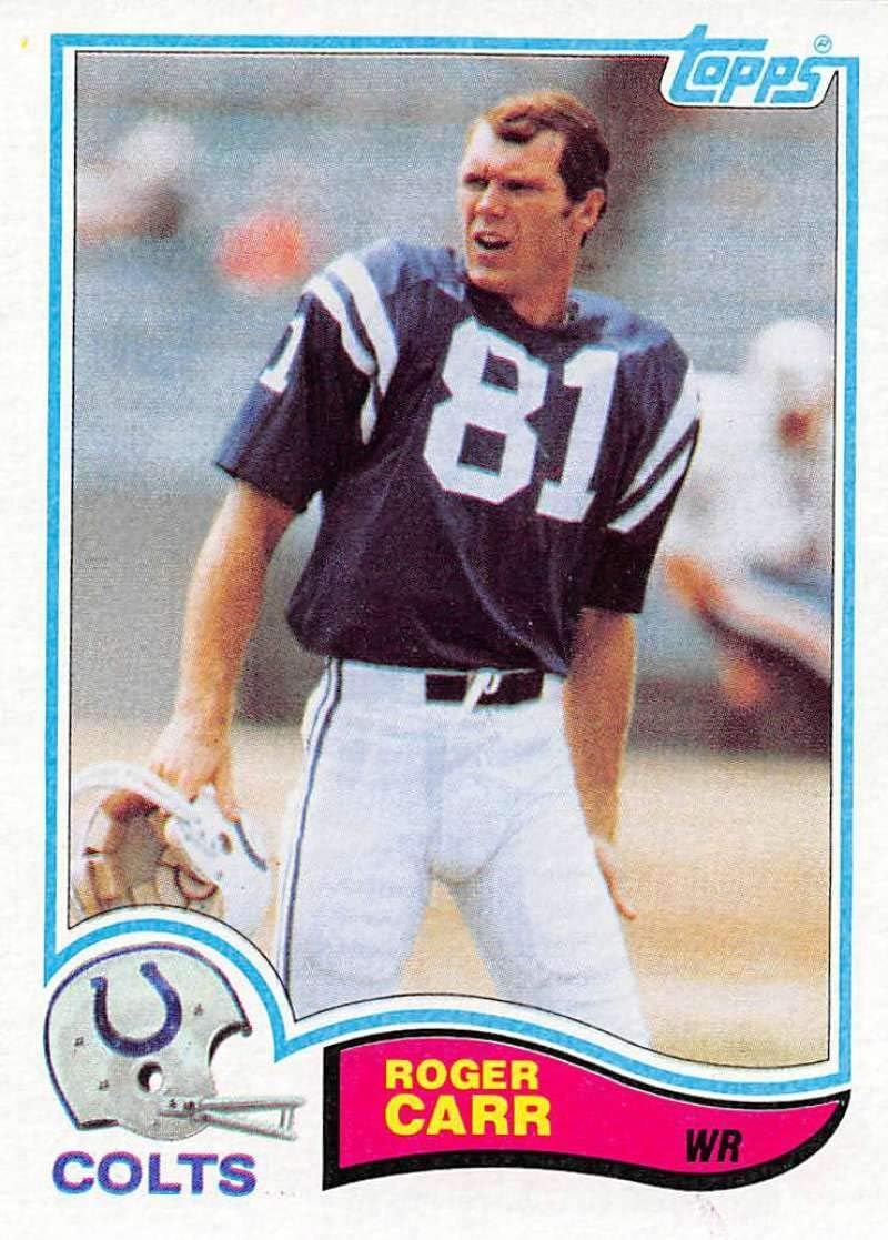 1982 Topps Football 12 Roger Carr Baltimore Colts