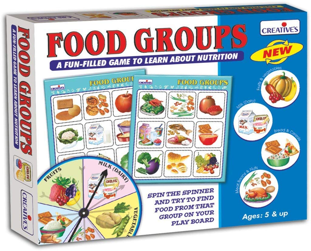 Creative's Food Groups | 0685 | A Fun filled game to learn about nutrition for children 5 Yrs and above