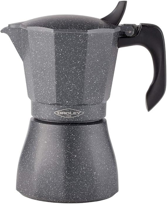 Oroley Cafetera Italiana Petra Inducción Base de Acero