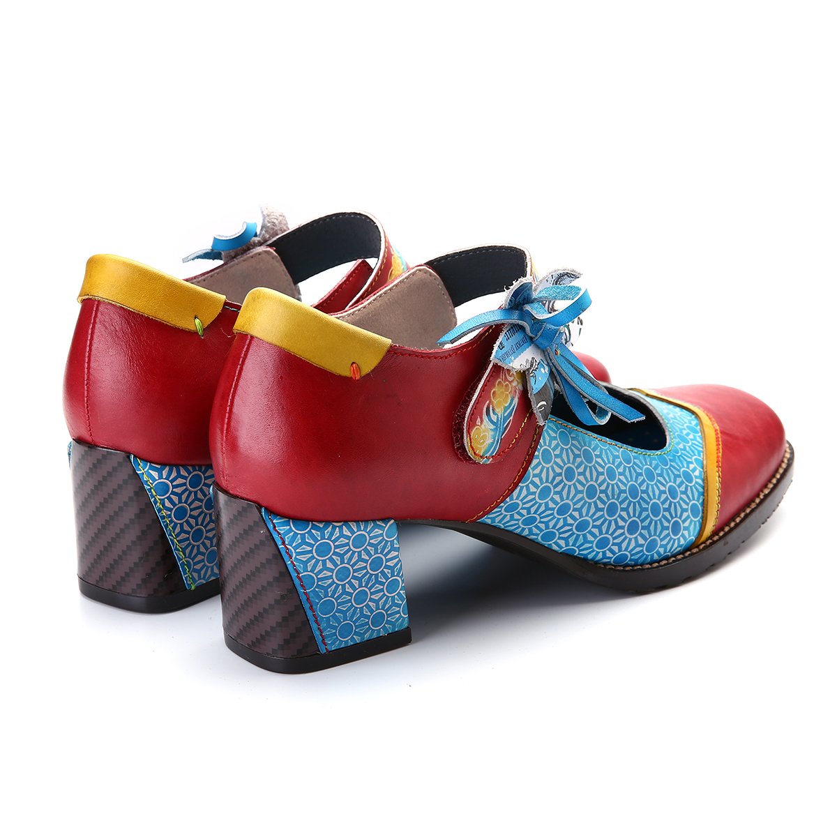 Gracosy Zapatos De Cuero De Tac oacute n Bajo De Mujer Merceditas