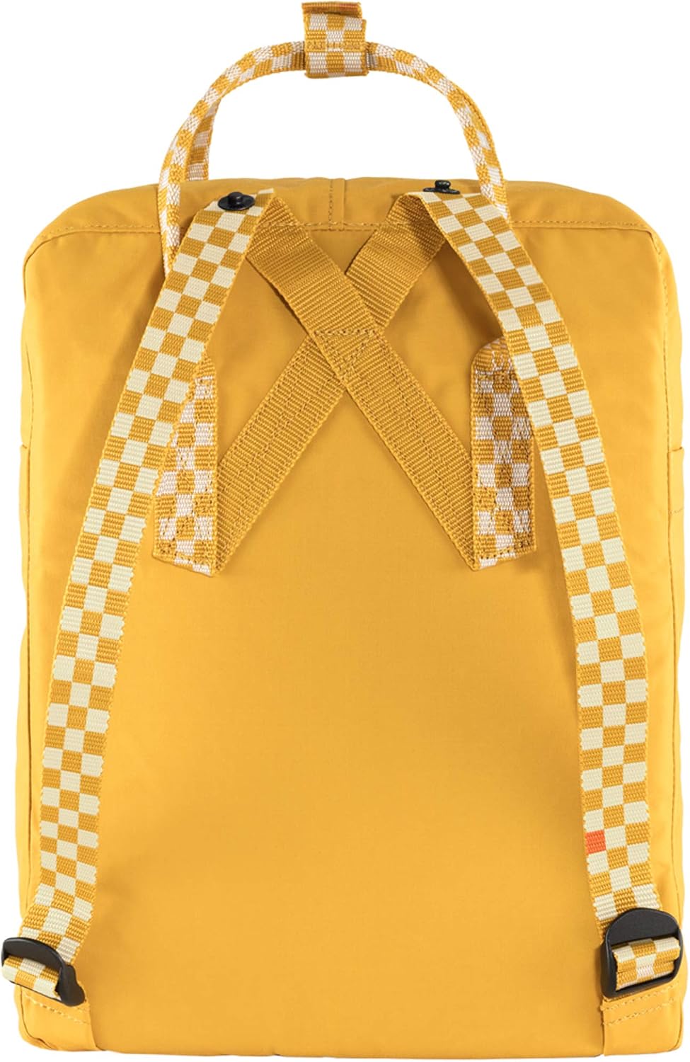 Fjallraven Kånken Backpack - Ochre-Chess Rnum, One Size, Ochre-chess Pattern - Image 4