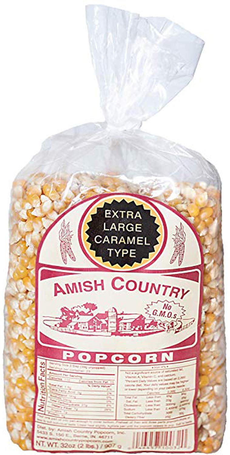 Amish Country Popcorn Extra Large Caramel Type Popcorn