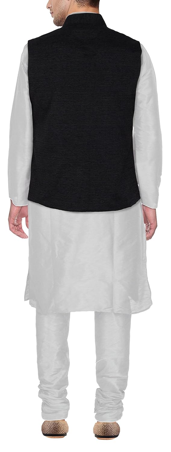 freedom fashion men's linen nehru jacket