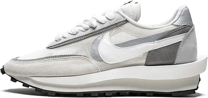 nike ld waffle sacai white grey