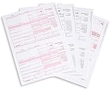 1099 MISC Forms 2025, 5 Part Tax Forms Kit, 50 Vendor Kit of Laser Forms, Compatible with QuickBooks and Accounting Software