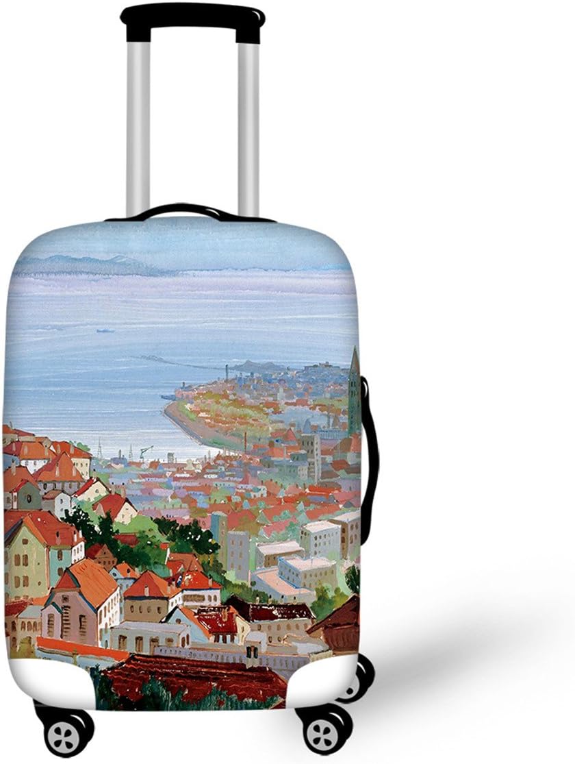 Advocator Washable Travel Luggage Cover Suitcase Stretch Fabric Fits 18 22 50 Inch（Cover Only）