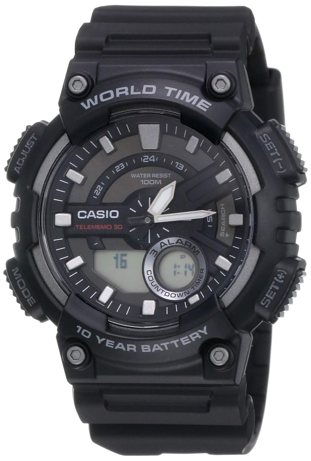 casio youth series gents watch ad207