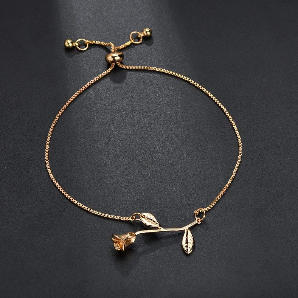 silver adjustable anklet