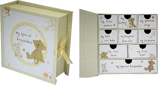 baby keepsake box with drawers