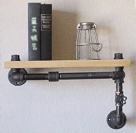 WALL RACKS BGJ Wandregal/Industrielles Rohr-Regal-Bücherregal-rustikale