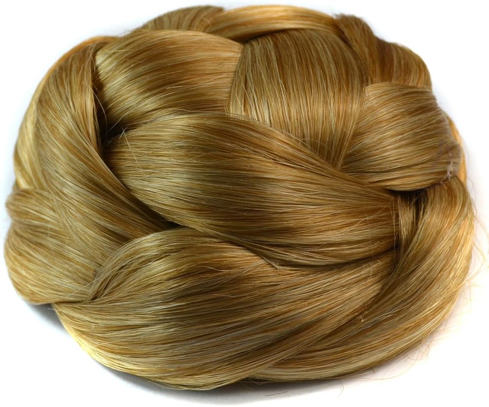 DENIYA Hair Bun Hairpiece Braided Hair Clip in Ponytail Hair Extension