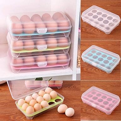 etuoji - Caja de almacenamiento de huevos para frigorífico o para ...