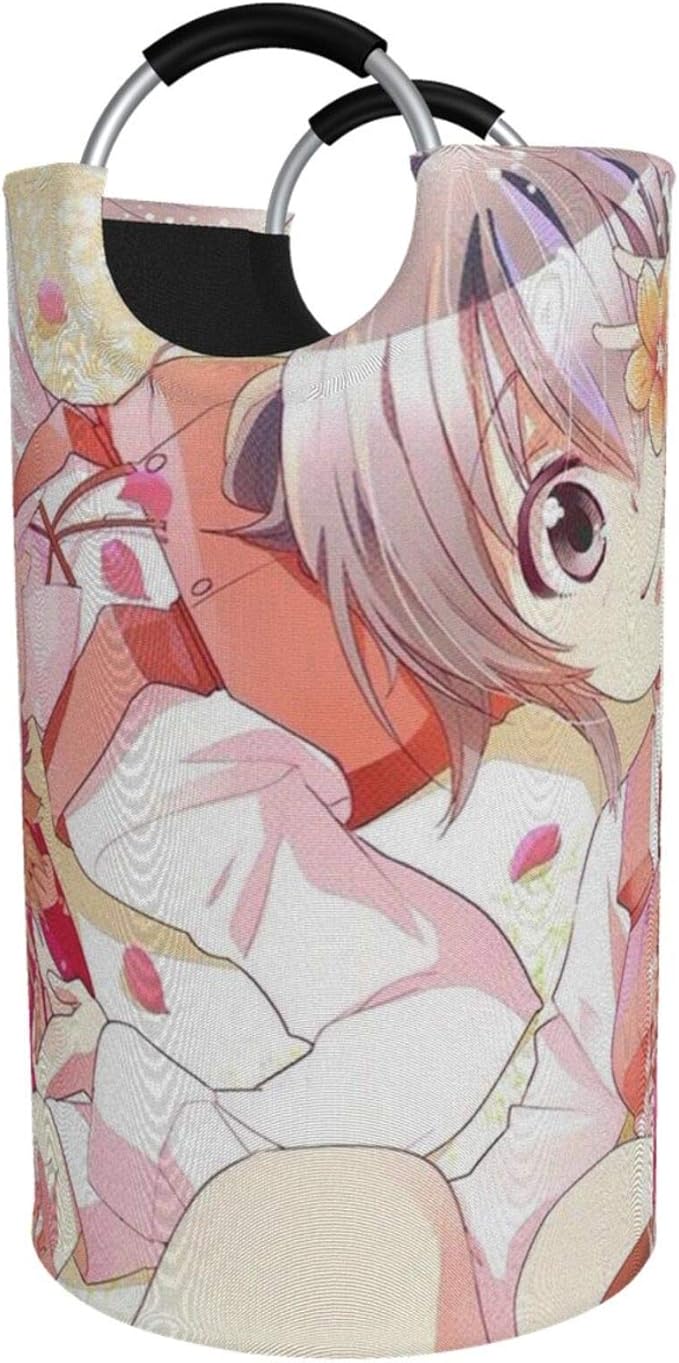 Amazon Co Jp おしゃれな l ランドリーバスケット ひだまりスケッチ 2 ランドリーかご 洗濯ボックス 収納ボックス 収納バッグ 洗濯物入れ 防水取っ手付き 折りたたみ ホーム キッチン