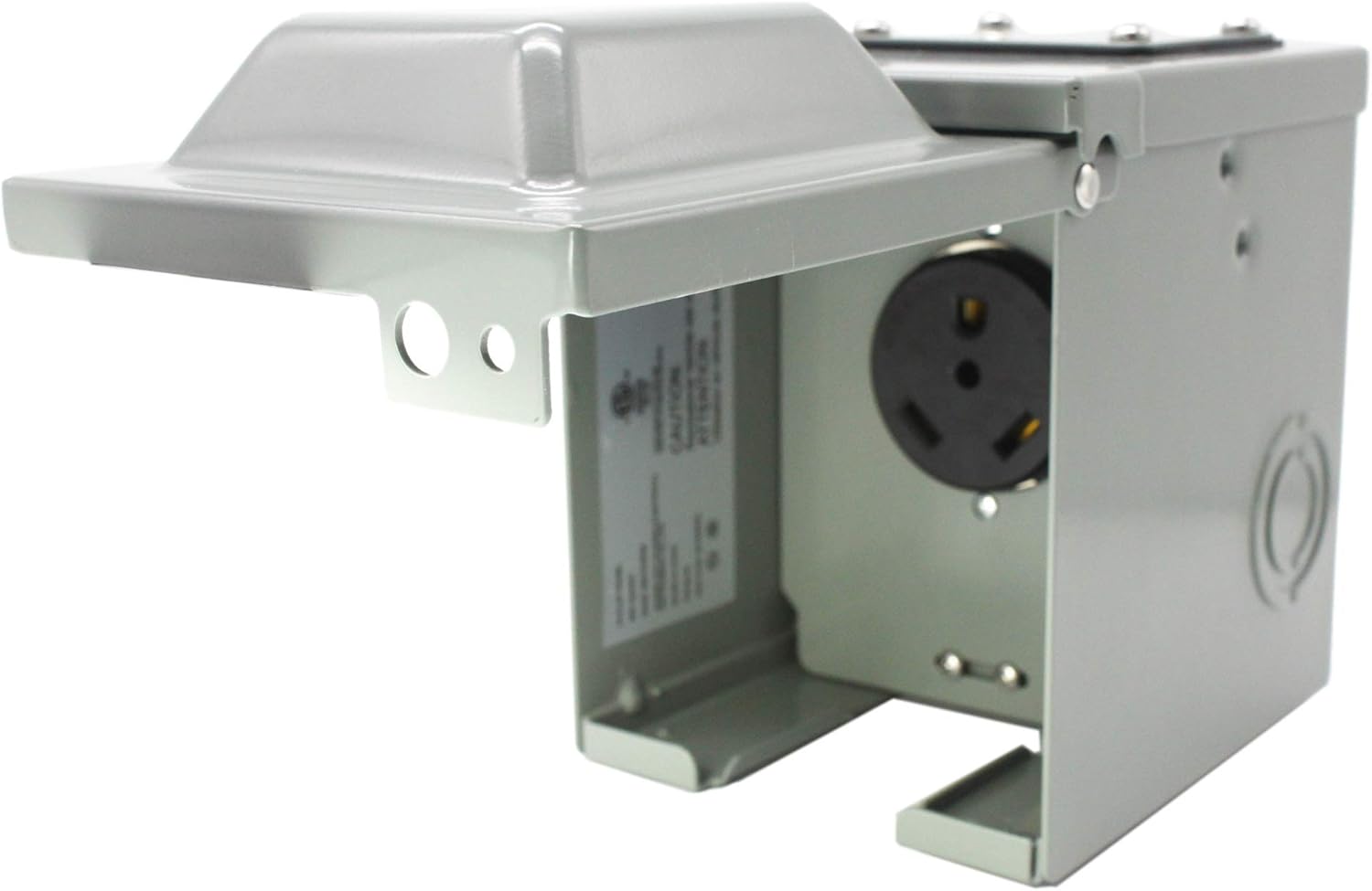 Utsauto 30 Amp Rv Power Outlet Box Enclosed Lockable Weatherproof Outdoor Electrical 125 Volt Receptacle Plug Box Nema Tt 30r Receptacle For Rv Camper Travel Trailer Motorhome Hookup Power Electronics Automotive