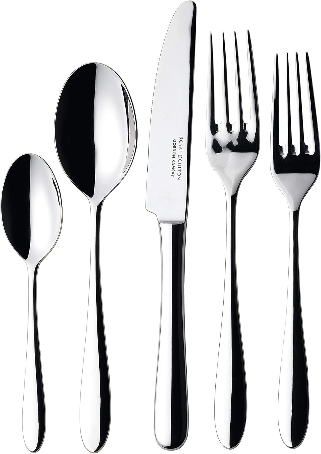 Royal Doulton Gordon Ramsay 20-Piece Flatware Set, Silver