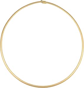 Kooljewelry 14k Yellow Gold Omega 