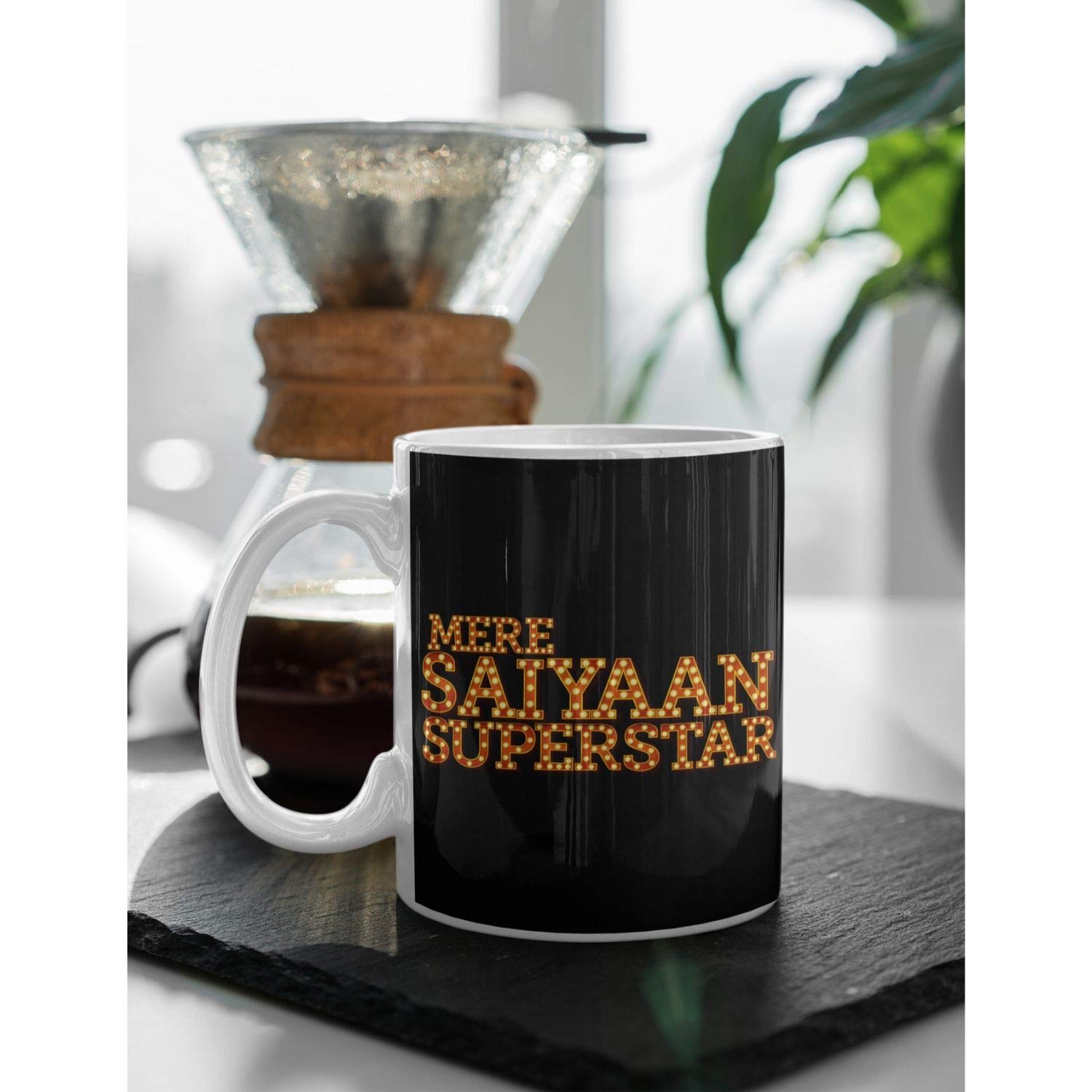 Yaya Cafe Valentine Gifts For Husband Coffee Mug Mere Saiyaan Superstar Husband Gift Combo Hamper Set Of 2 With Mug And Coaster Amazon In Home Kitchen amazon in