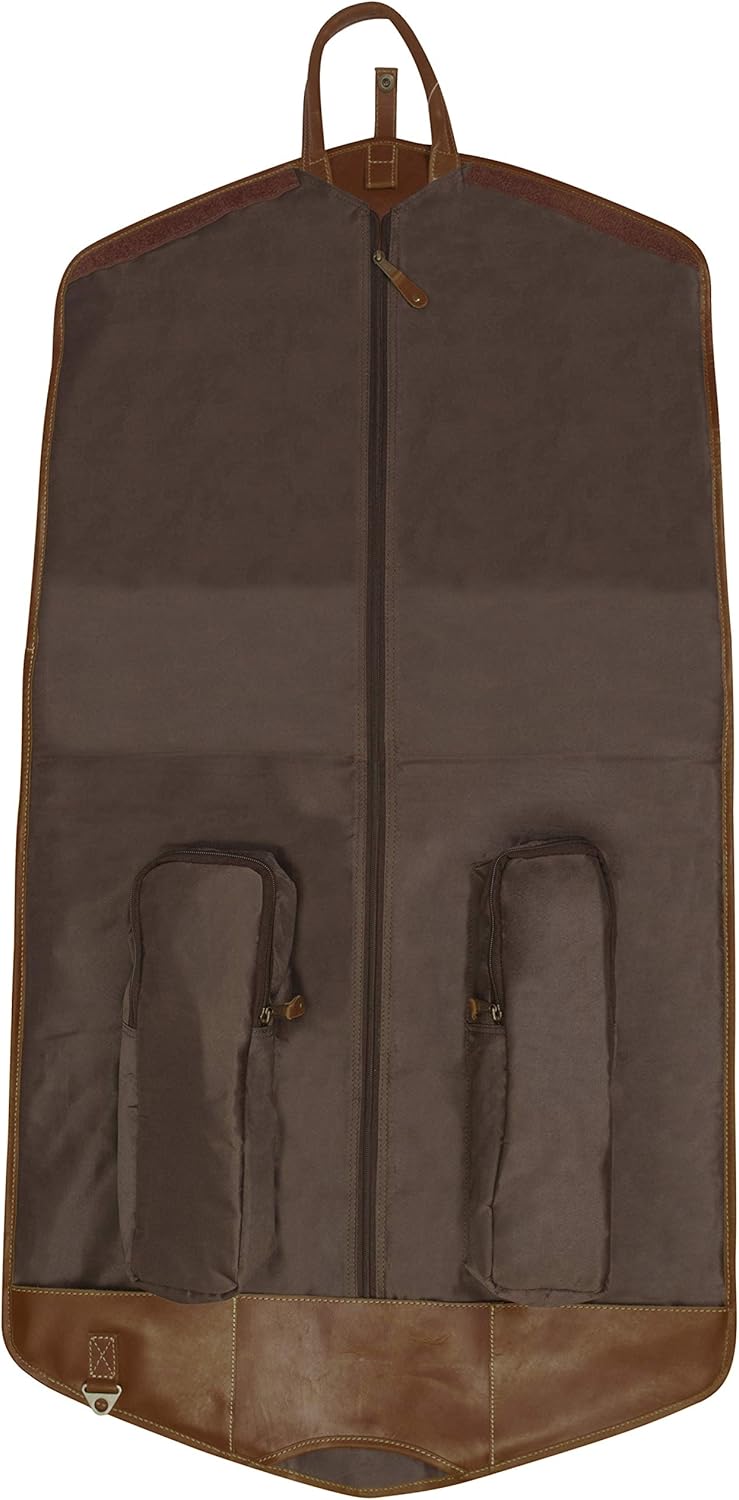 leather garment bag carry on