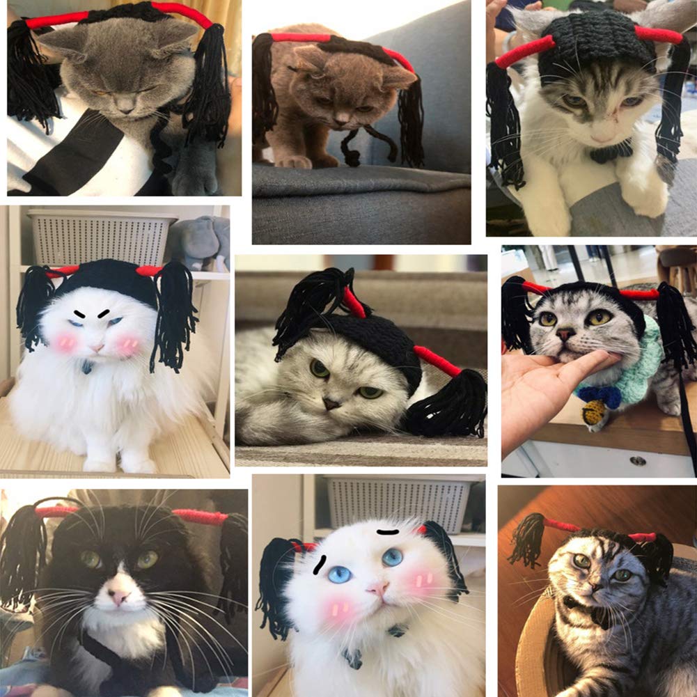 Pet Halloween Costumes For Dog Cat Funny Hat With Spider Hairpiece Decor For Kitten Puppy Creative Pet Headgear For Pet Show Christmas Parties Dress Up Apparel Cosplay Supplies And Photo Props Hats