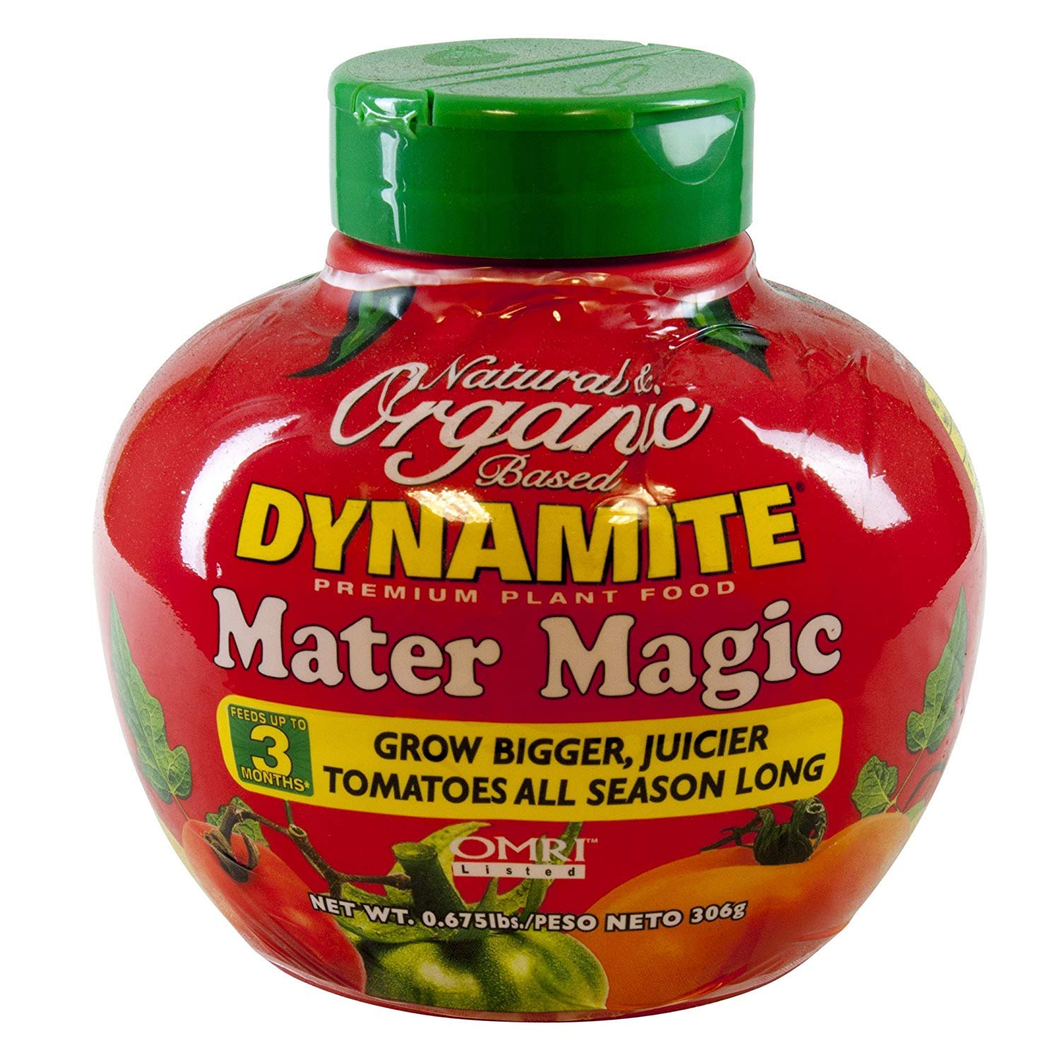 Dynamite Mater Magic Natural And Organic 8 5 5 Tomato Plants Fertilizer In A Tomato Shape Container 0 675 Lbs Amazon Com Grocery Gourmet Food